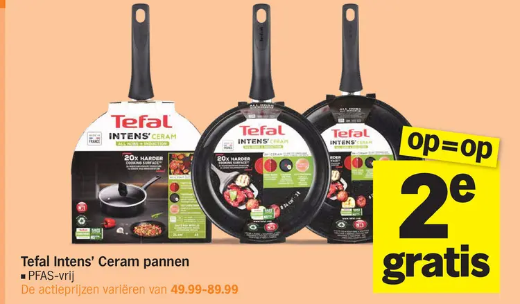 Aanbieding: Tefal Intens' Ceram pannen