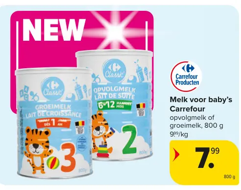 Promotie: Melk voor baby's