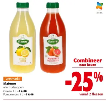 Aanbieding: Materne alle fruitsappen