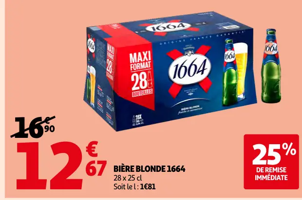Offre: Bière blonde 1664