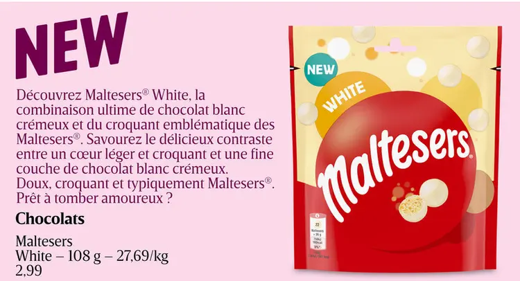 Offre: Maltesers White