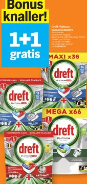 Offre: Dreft Platinum vaatwascapsules