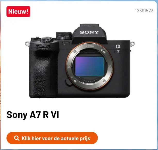 Promotie: Sony A7 R VI