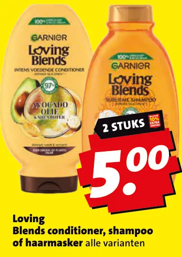Aanbieding: Loving Blends conditioner, shampoo of haarmasker
