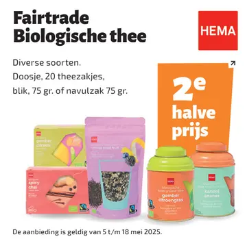 Aanbieding: Biologische thee