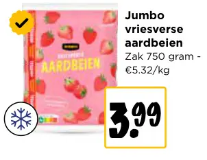 Promotie: Vriesverse aardbeien