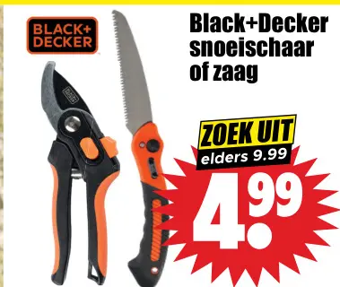 Aanbieding: snoeischaar of zaag