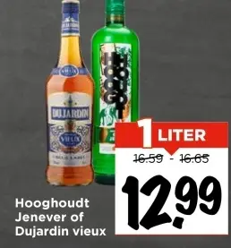 Aanbieding: Hooghoudt Jenever of Dujardin vieux