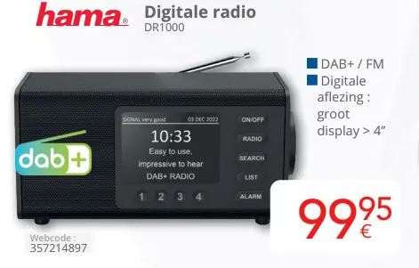 Aanbieding: Digitale radio