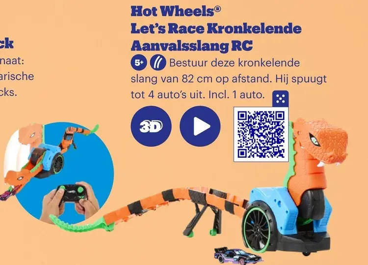 Aanbieding: Let's Race Kronkelende Aanvalsslang RC