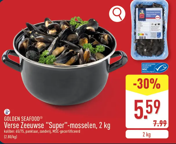 Promotie: Verse Zeeuwse "Super"-mosselen
