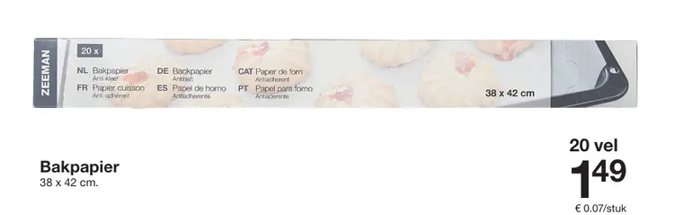 Promotie: Bakpapier