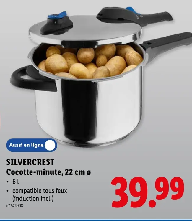 Offre: Cocotte-minute, 22 cm ø