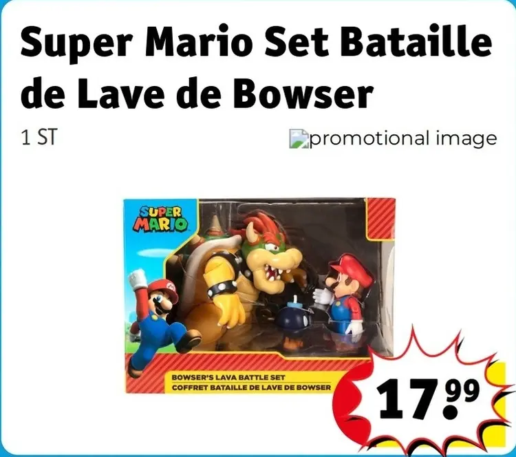 Offre: Super Mario Set Bataille de Lave de Bowser