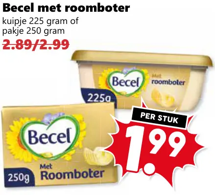 Aanbieding: Met roomboter