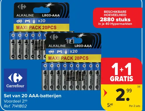 Promotie: AAA-batterijen