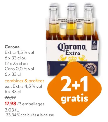 Offre: Corona