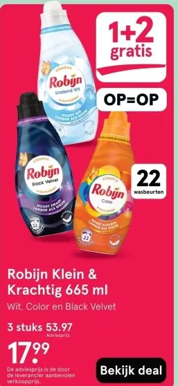 Aanbieding: Robijn Klein & Krachtig