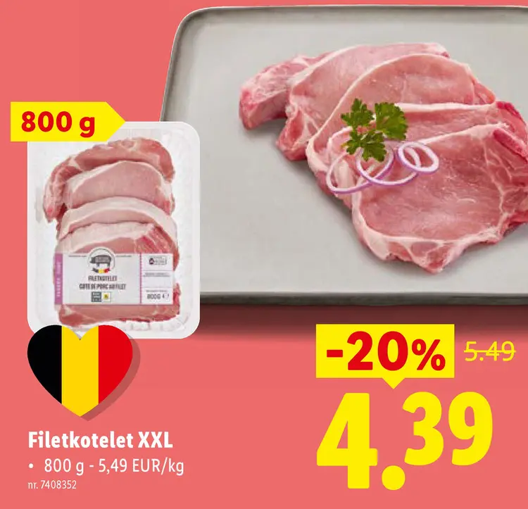 Promotie: Filetkotelet XXL