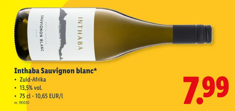 Promotie: Inthaba Sauvignon blanc