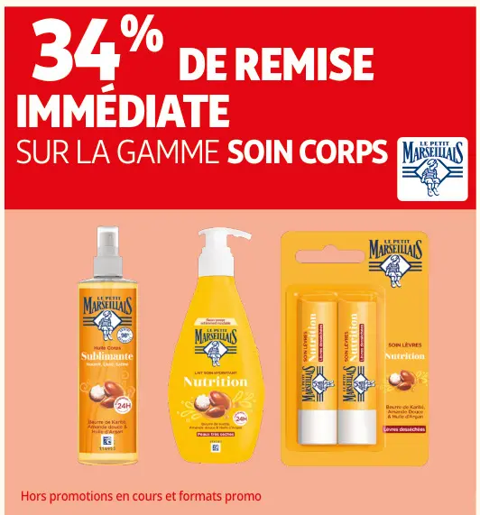 Promotie: Soin corps Le Petit Marseillais