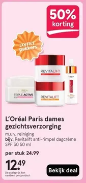 Aanbieding: L'Oréal Paris dames gezichtsverzorging