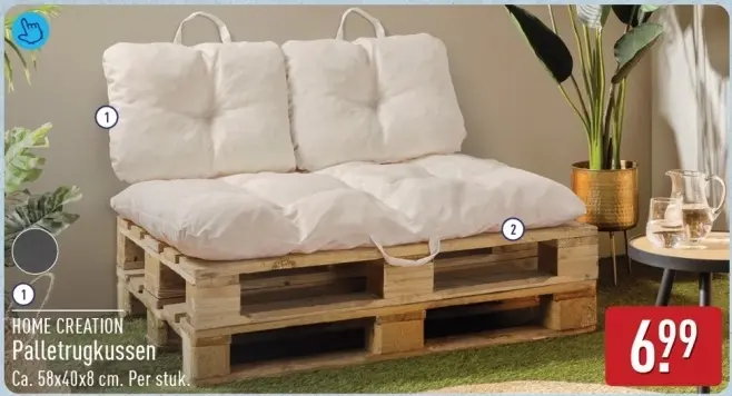 Aanbieding: Palletrugkussen