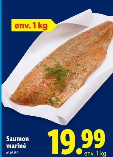 Offre: Saumon mariné