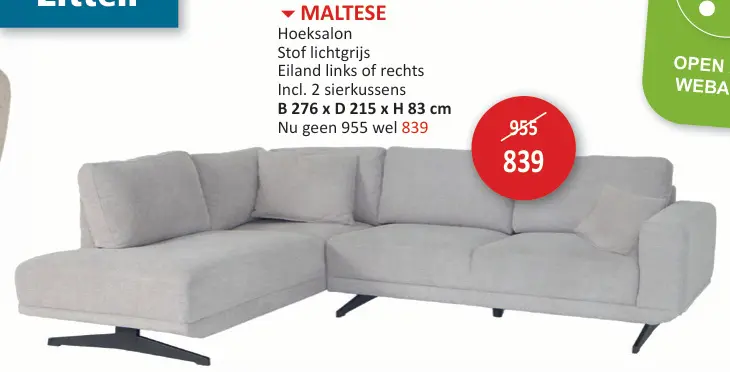 Promotie: Maltese Hoeksalon