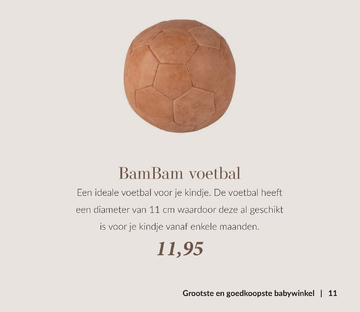 Aanbieding: BamBam Voetbal - Vintage