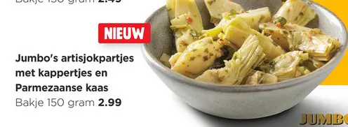Aanbieding: artisjokpartjes met kappertjes en Parmezaanse