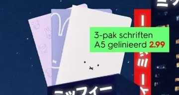 Aanbieding: 3-pak schriften