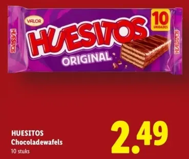 Aanbieding: Huesitos Chocoladewafels