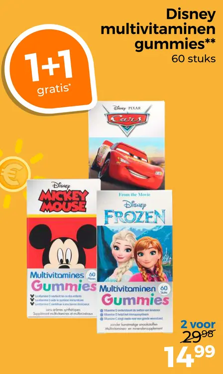 Aanbieding: Multivitaminen gummies