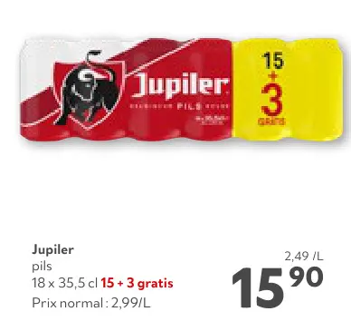 Offre: Jupiler pils