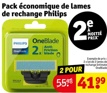 Offre: Pack économique de lames de rechange OneBlade