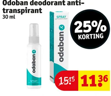 Aanbieding: Odoban deodorant anti-transpirant