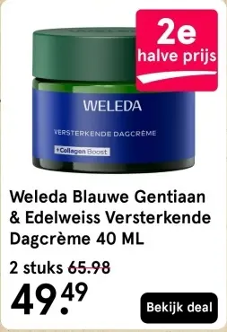 Aanbieding: Blauwe Gentiaan & Edelweiss Versterkende Dagcrème