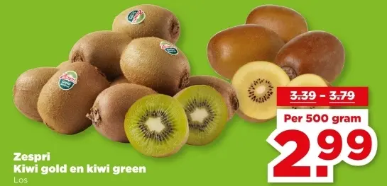 Aanbieding: Kiwi gold en kiwi green