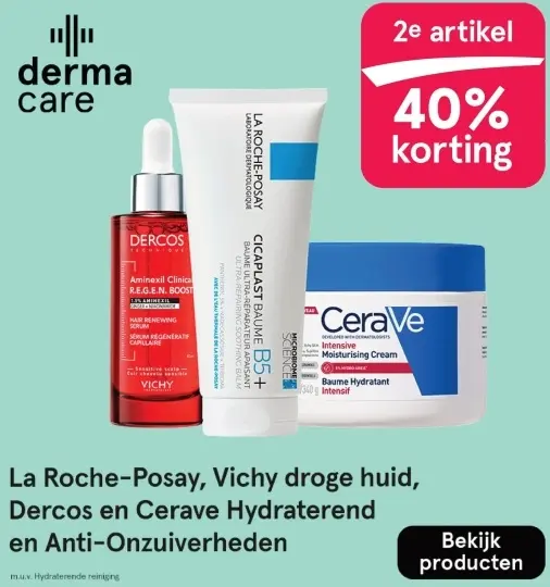 Aanbieding: La Roche-Posay, Vichy droge huid, Dercos en CeraVe Hydraterend en Anti-Onzuiverheden