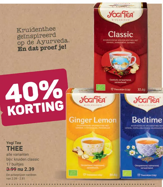 Aanbieding: Thee