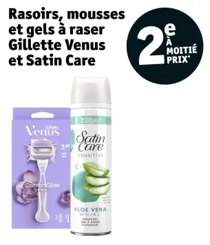 Offre: Rasoirs, mousses et gels à raser