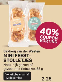 Aanbieding: Mini feest-stolletjes