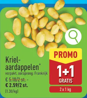 Promotie: Kriel-aardappelen