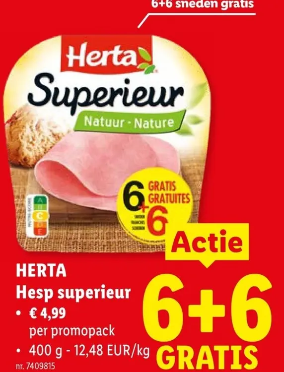Promotie: Hesp superieur
