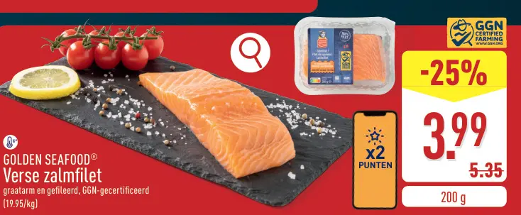 Promotie: Verse zalmfilet