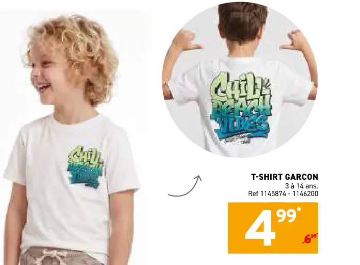Offre: T-shirt garcon