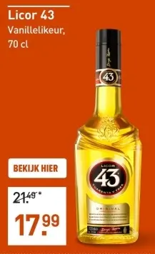 Aanbieding: Vanillelikeur