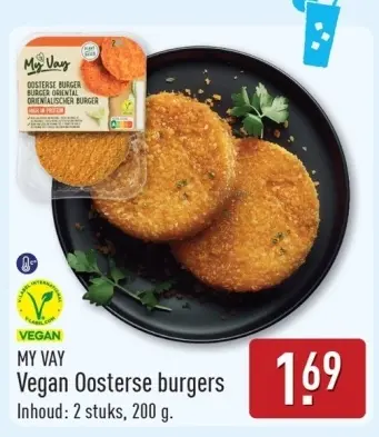 Aanbieding: Vegan Oosterse burgers