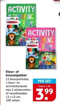 Aanbieding: Kleur- of knutselpakket